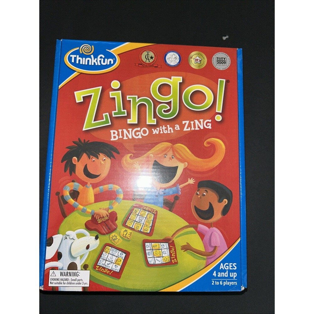 Zingo! Bingo with a Zing Kids Family Board Game by Thinkfun Complete Think Fun